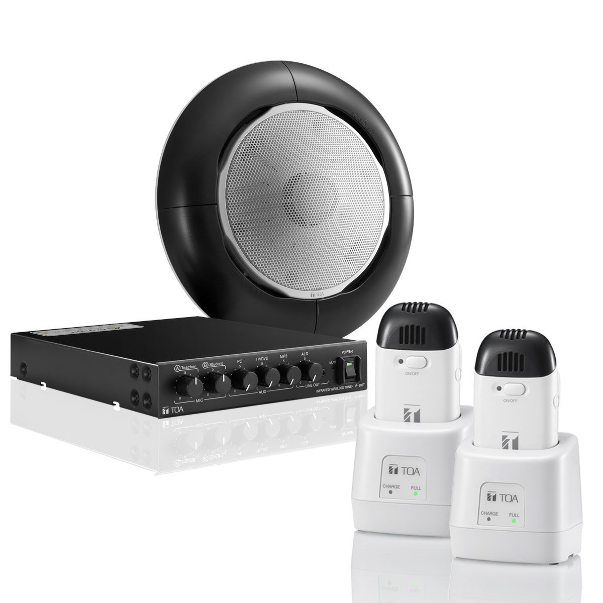 IR Wireless Microphone Classroom Kit 4 - Contains one of eac