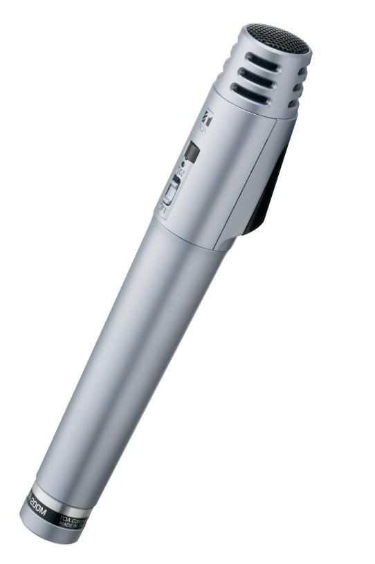 Handheld infrared wireless microphone Channel A - B - 1 - 2