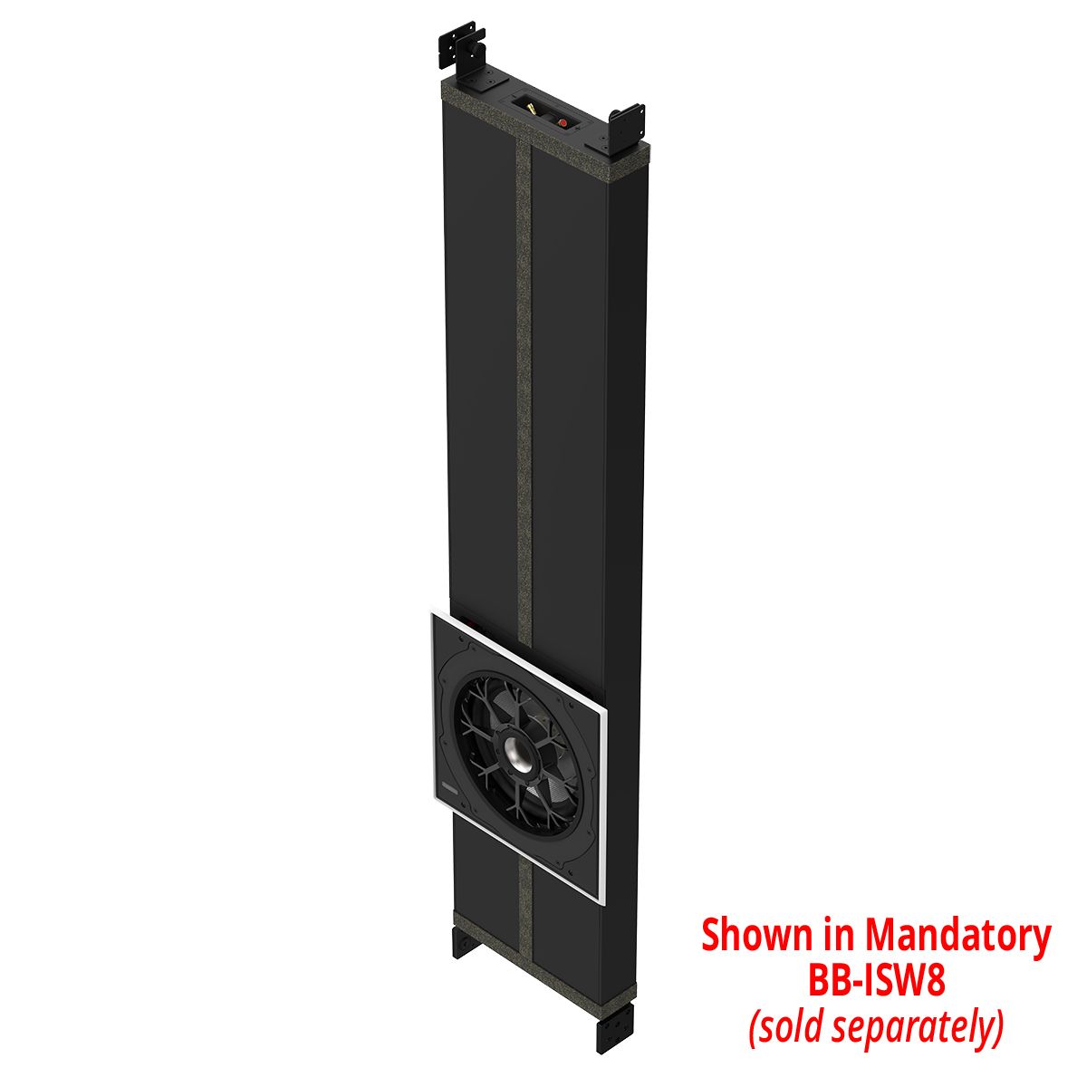 12in Flagship In-Wall Subwoofer -Thin Aerofoil Dvr, BB Req\'d