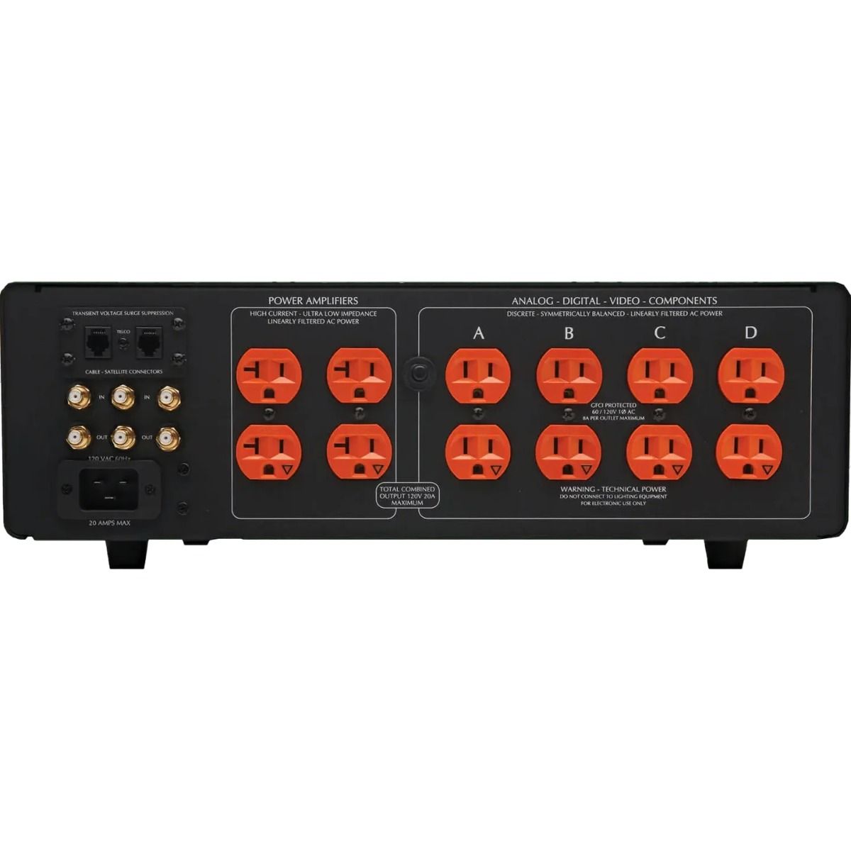 Discrete Symmetrical Power Filter, 20amp