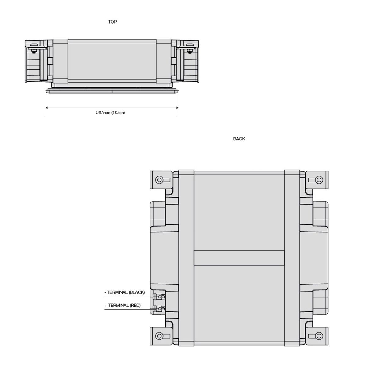 Discreet In-Wall CI Subwoofer for CI300 - 600 - 3in x 7in