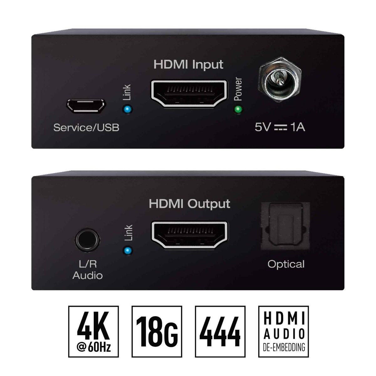 4K-18G HDMI Fixer w- Audio de-embedding & down convert -v3