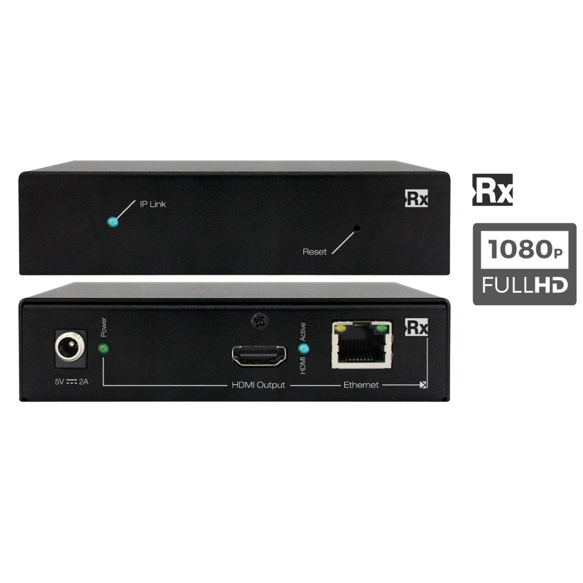 Enterprise AV over IP with POE (RX) Receiver