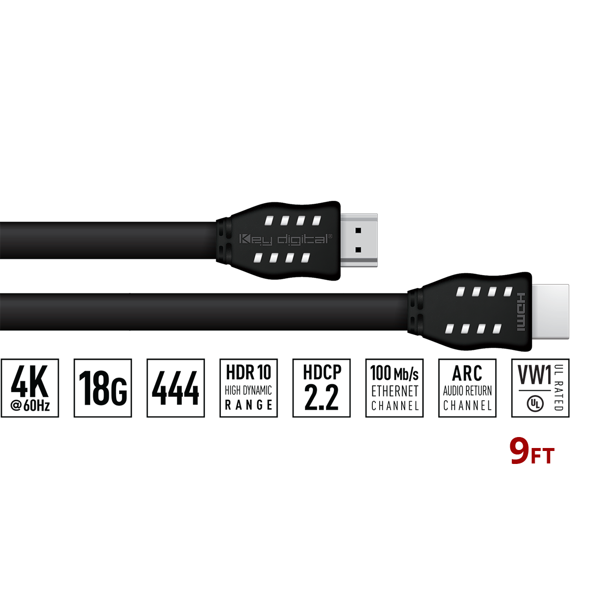 HDMI Cable - 4K-18G - 9 Foot