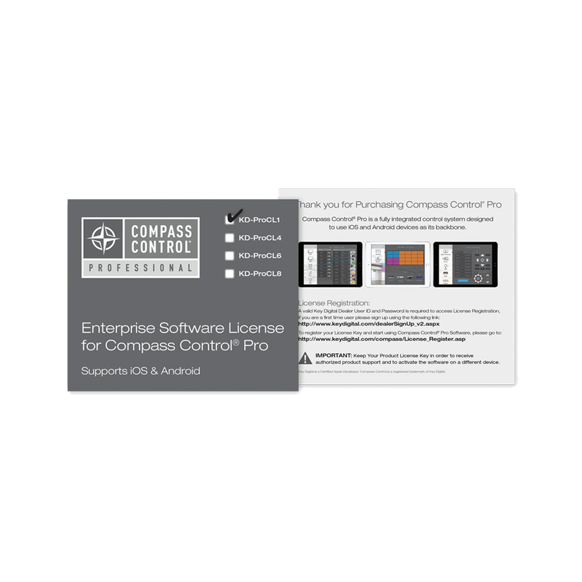 Compass Control Enterprise Lic (1unit)