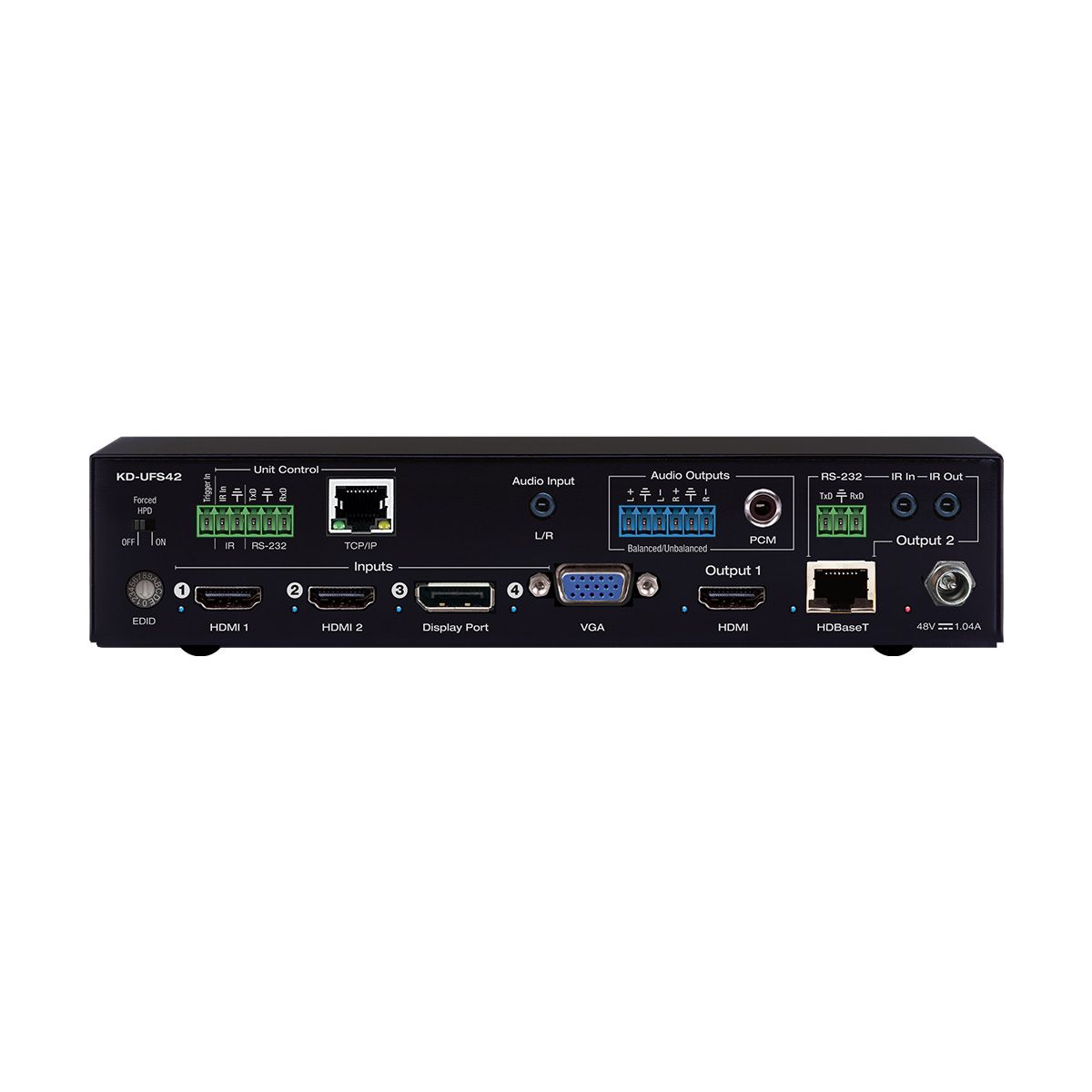 4K Multi-Format Switch with HDBaseT Mirrored Out + Receiver