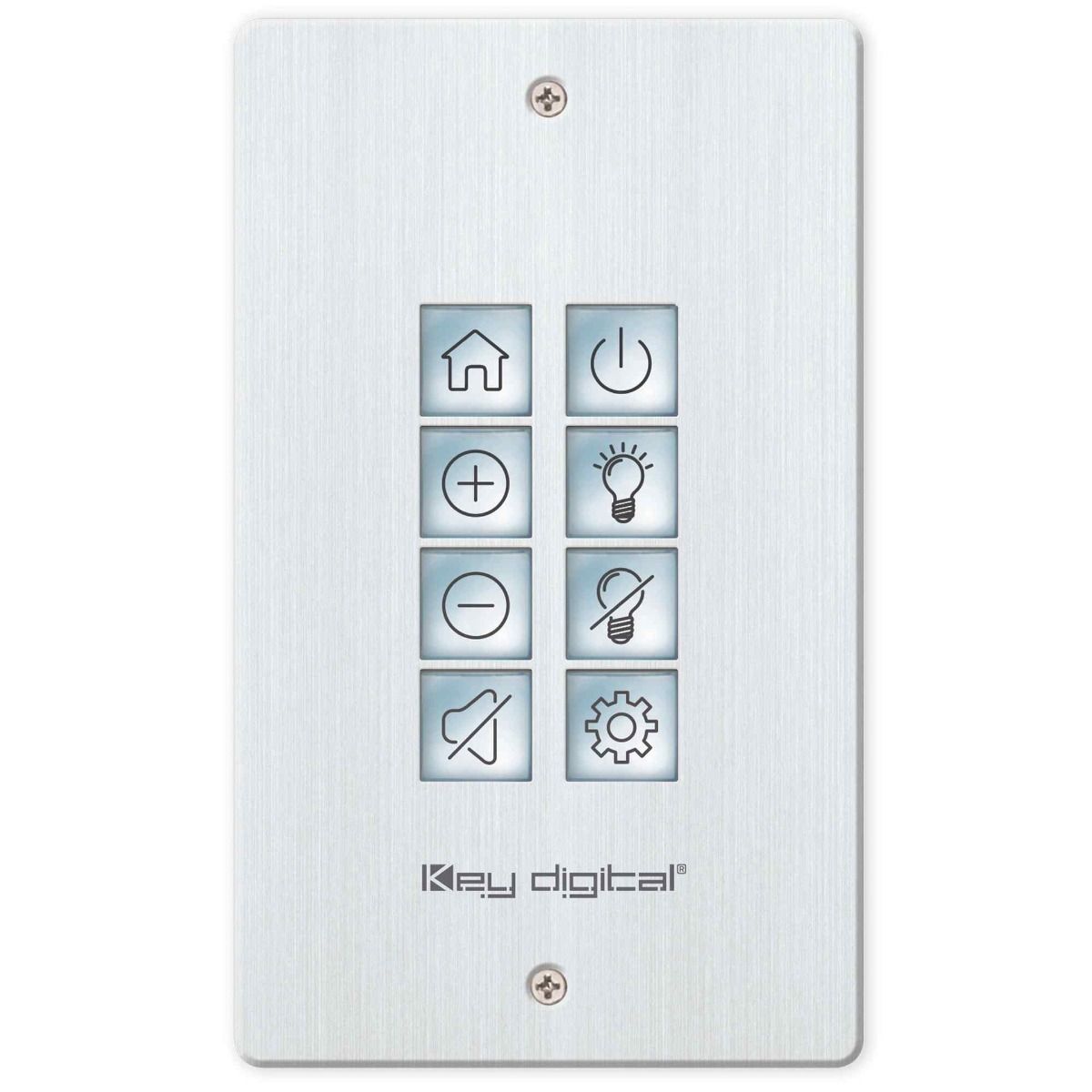 8 Button IP-IR-RS232 w-PoE Programmable Control Keypad (v3)
