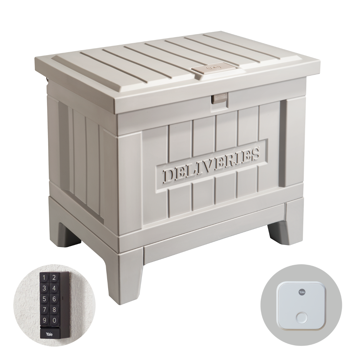 Yale Kent Smart Delivery Box w Wi-Fi Connect Bridge & Keypad