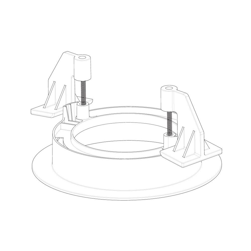 RECESSED CEILING MOUNT FOR RA3 PROCESSOR