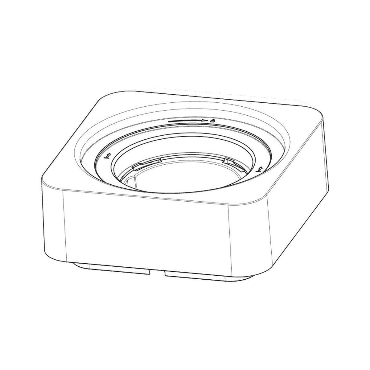 SHELF MOUNT ADAPTOR FOR RA3 PROCESSOR