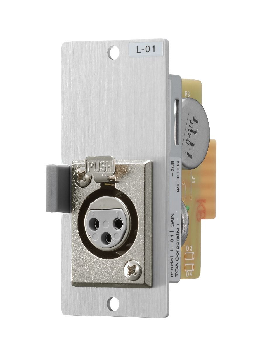 900 series Module: Line in module XLR-F 600 ohm