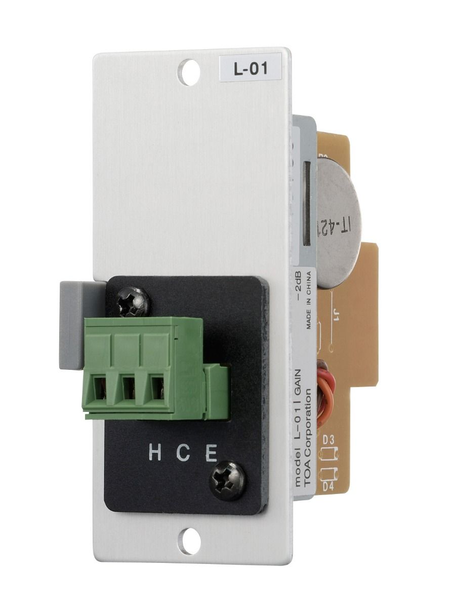 900 Series Module: Line in module terminal block 600 ohm