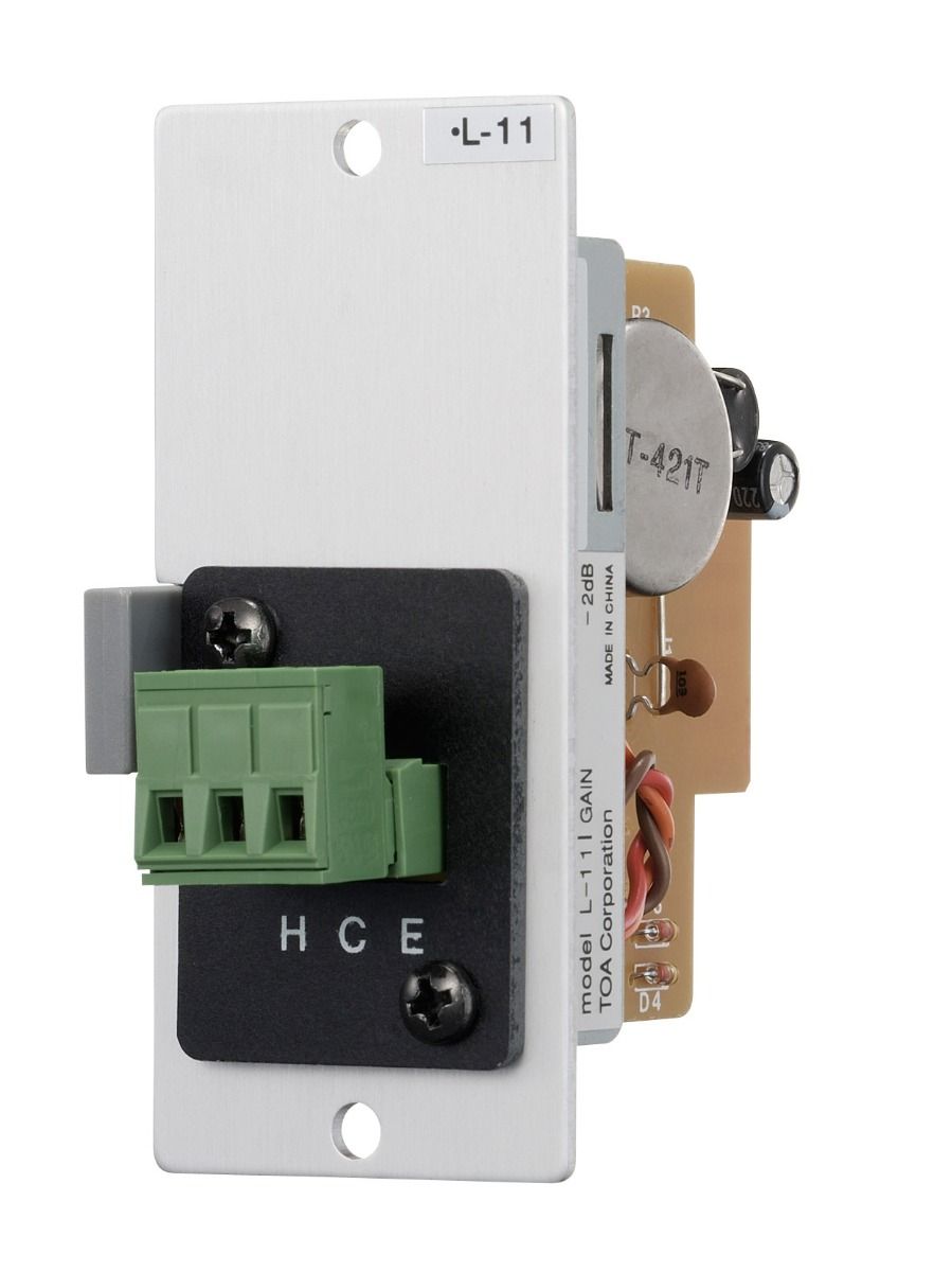 900 Series Module: Line in module mute-receive terminal bloc