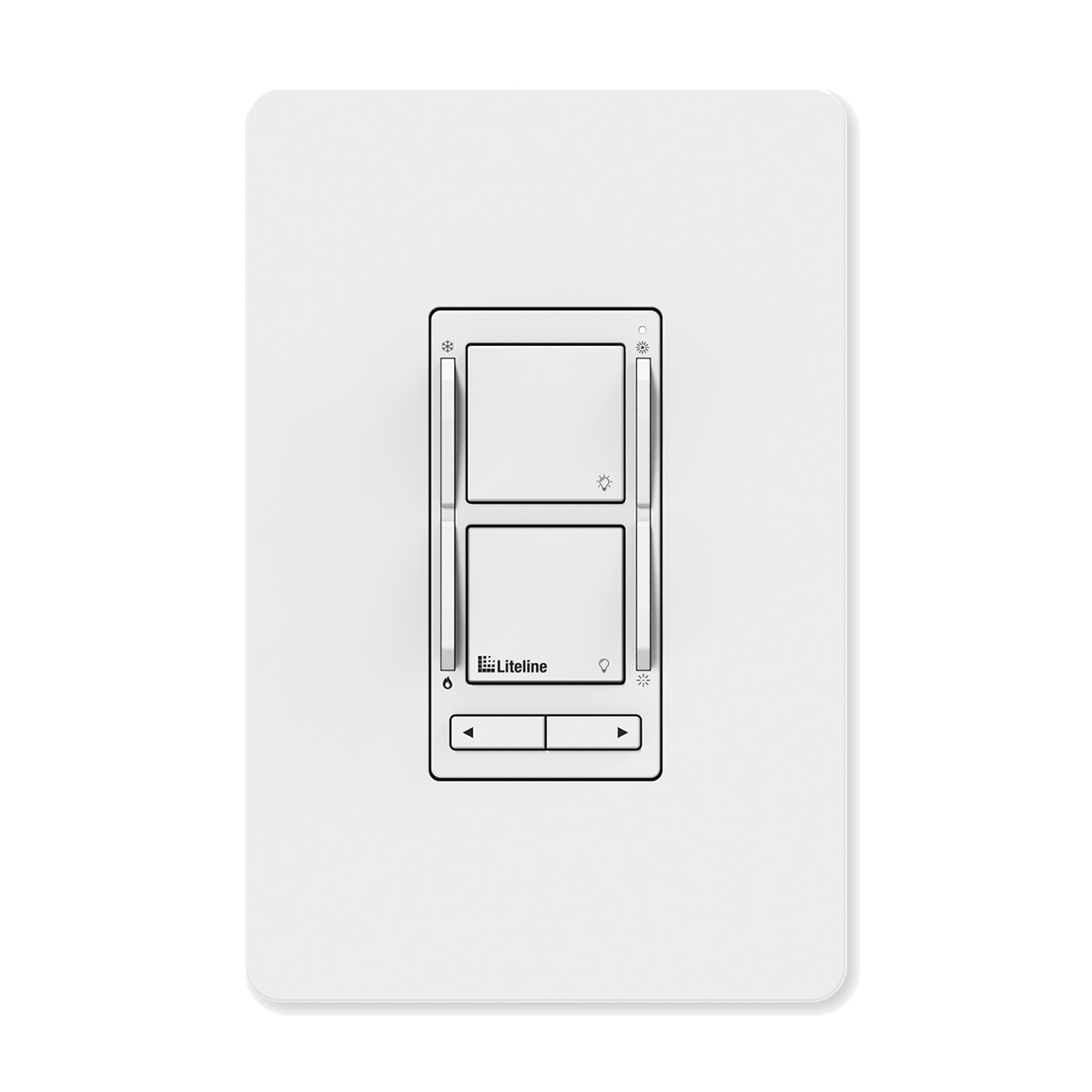 4in SYKE LED OnCloud 4pack with 1 Dimmer, White