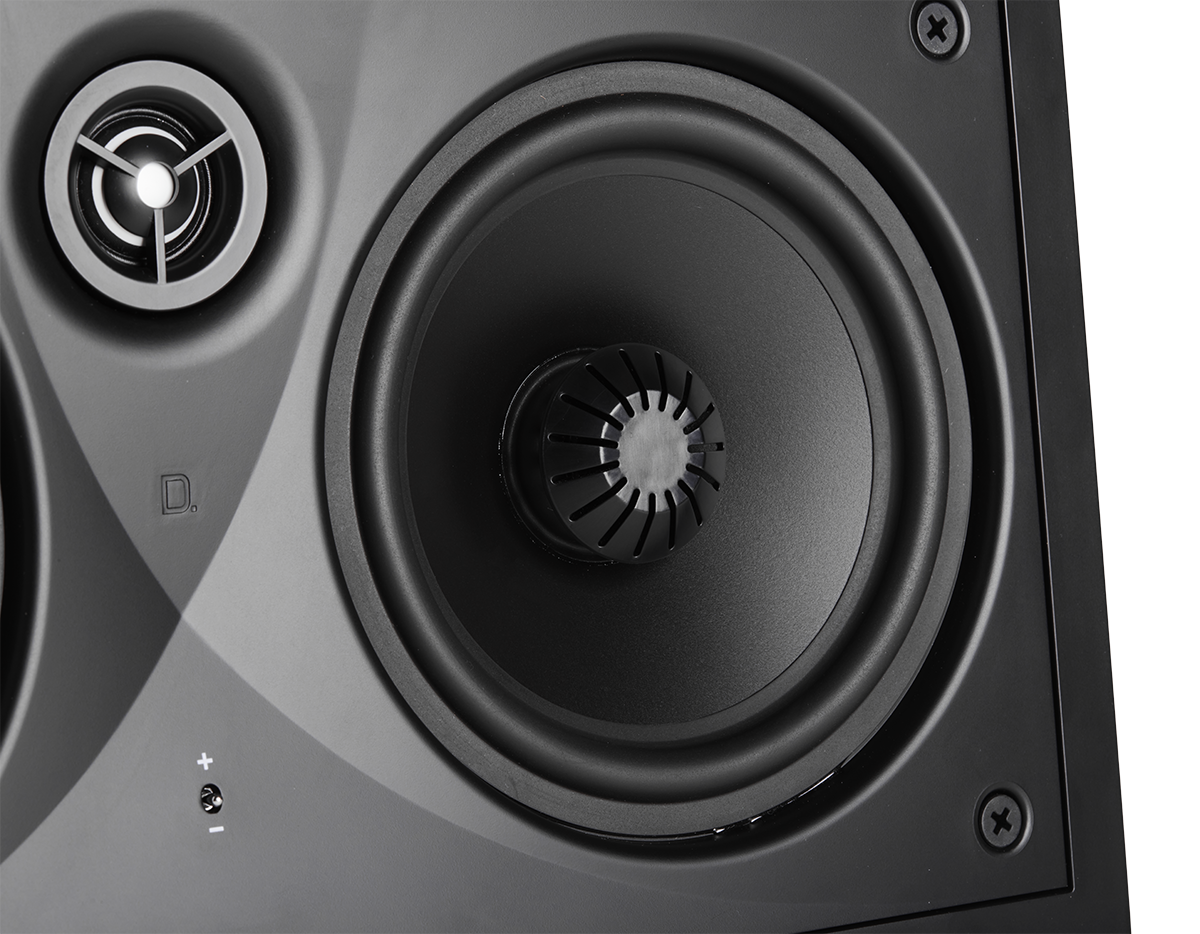 Dual 5.25in In-Wall Speaker -2pc Installation (IP55 Rated)