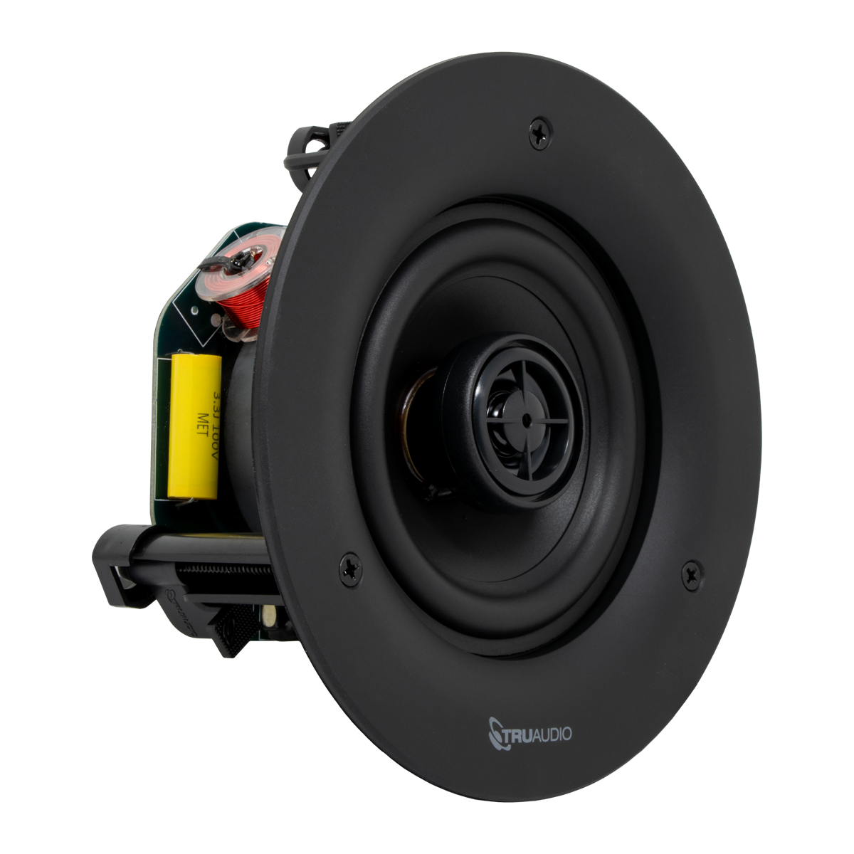 4in In-Ceiling Poly, High Output Round Speaker, 50W