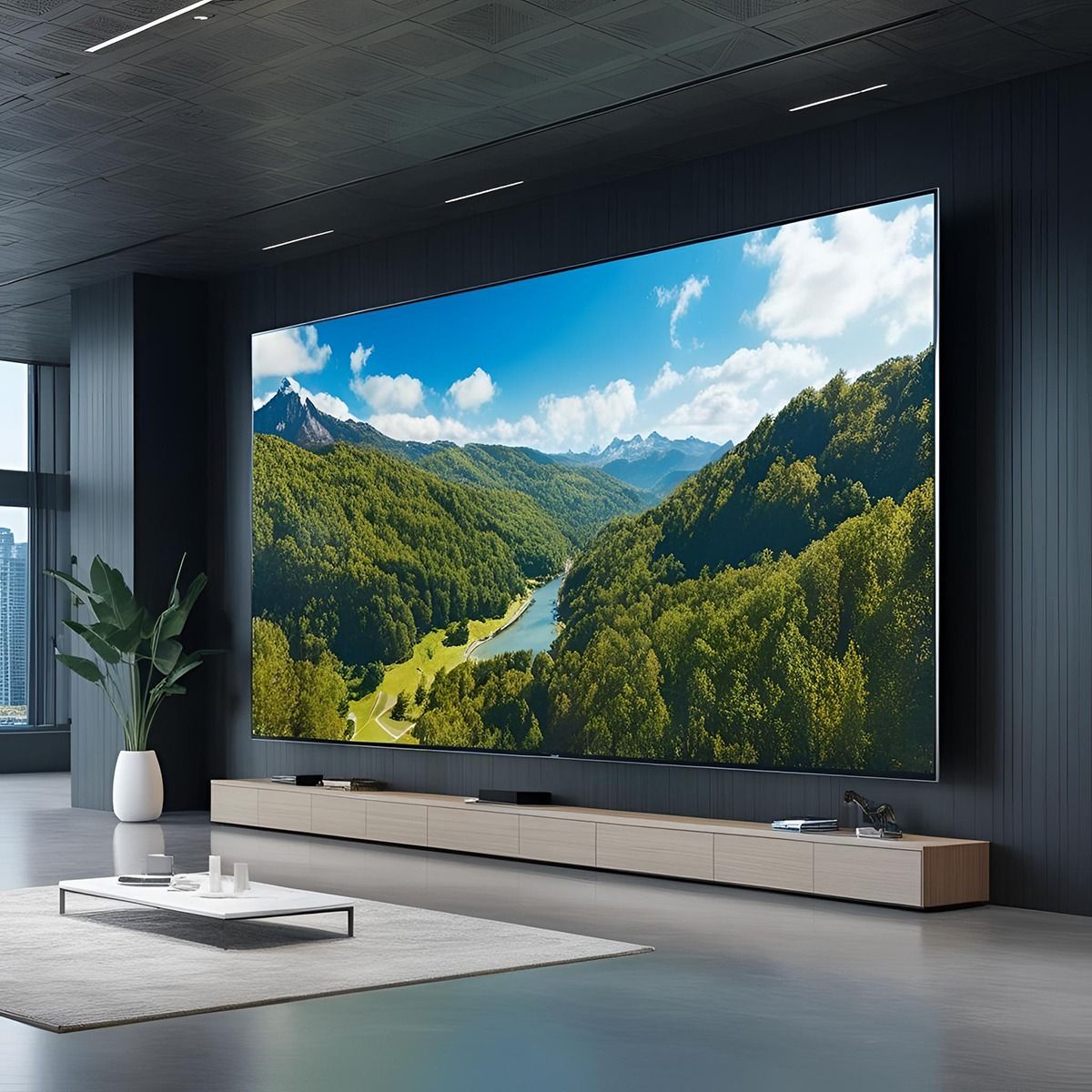 135in MicroLED TV I-ser. 0.9 Px Pitch 16:9 Ext. Proc.