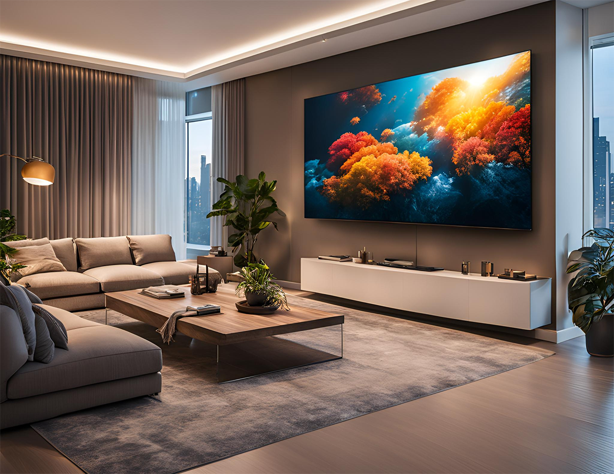 135in MicroLED TV I-ser. 1.25 Px Pitch 16:9 Ext. Proc.