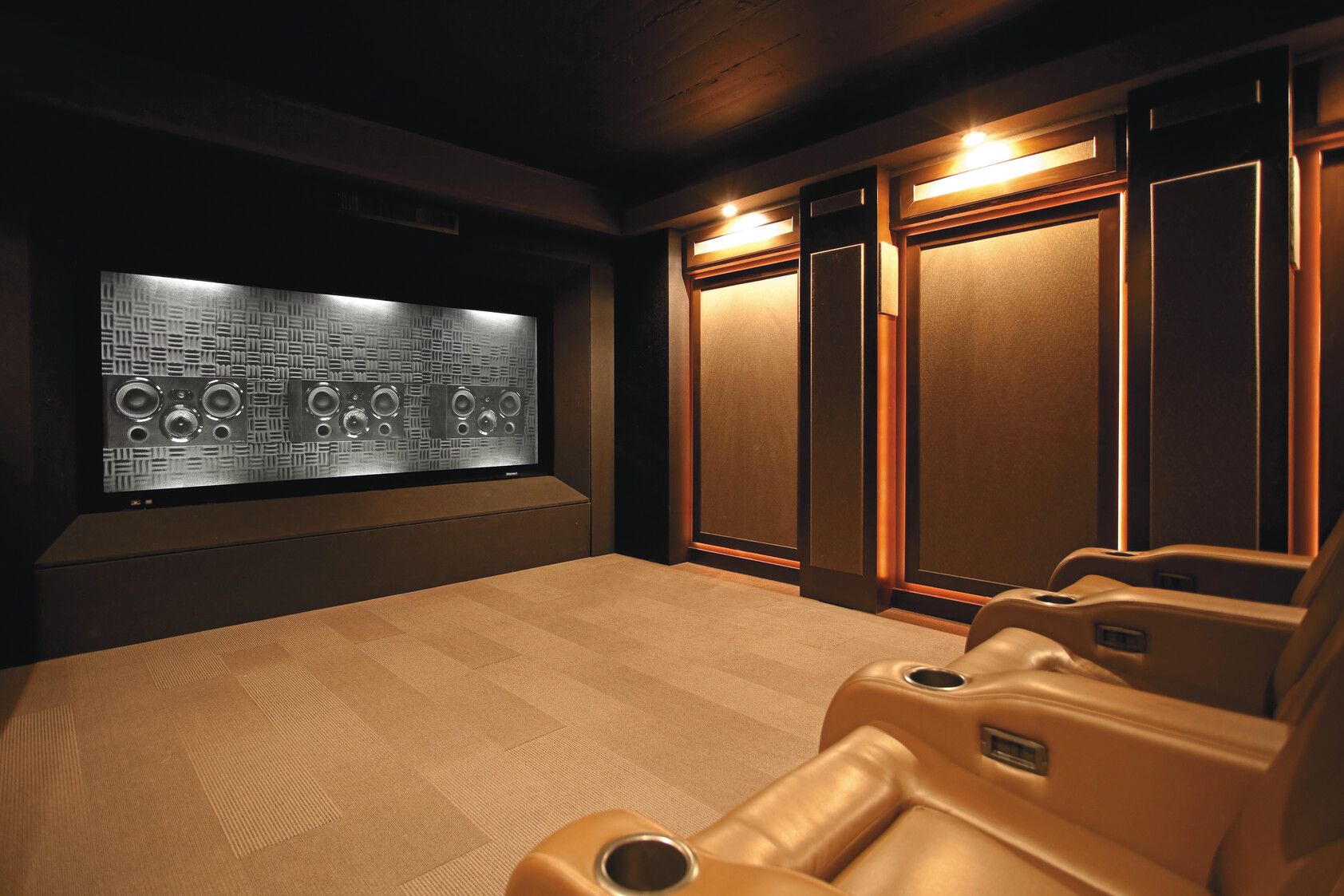 Custom Theatre Box Subwoofer, 10in Passive-1000w, blk, each