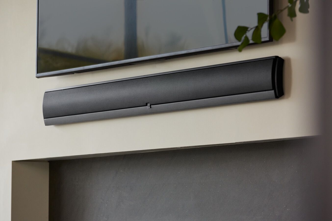 On-wall, adjustable width, 3ch passive soundbar for 75in TVs