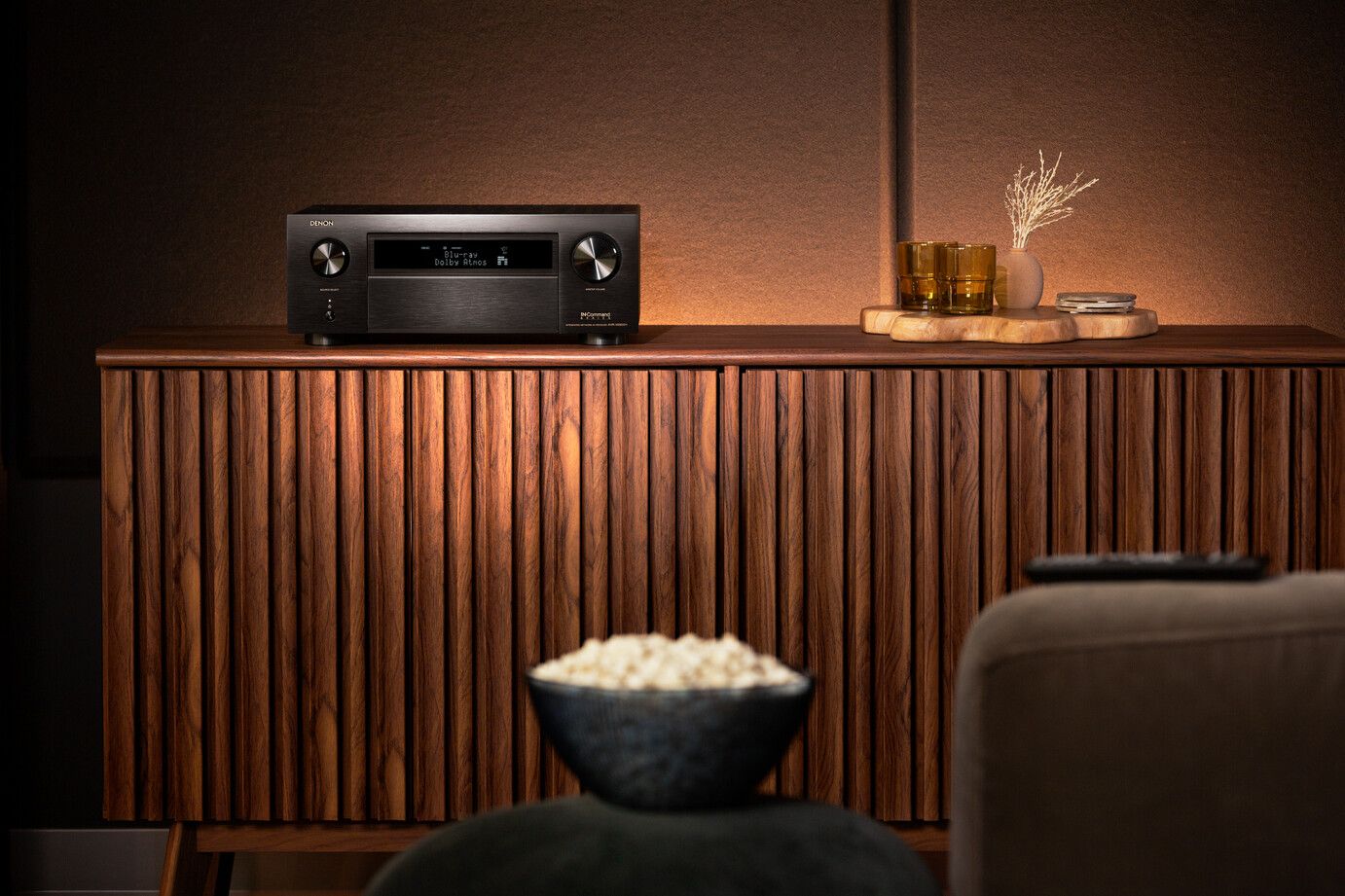 11.4ch x 140w 8K AV Receiver with HEOS & MultiEQ XT32