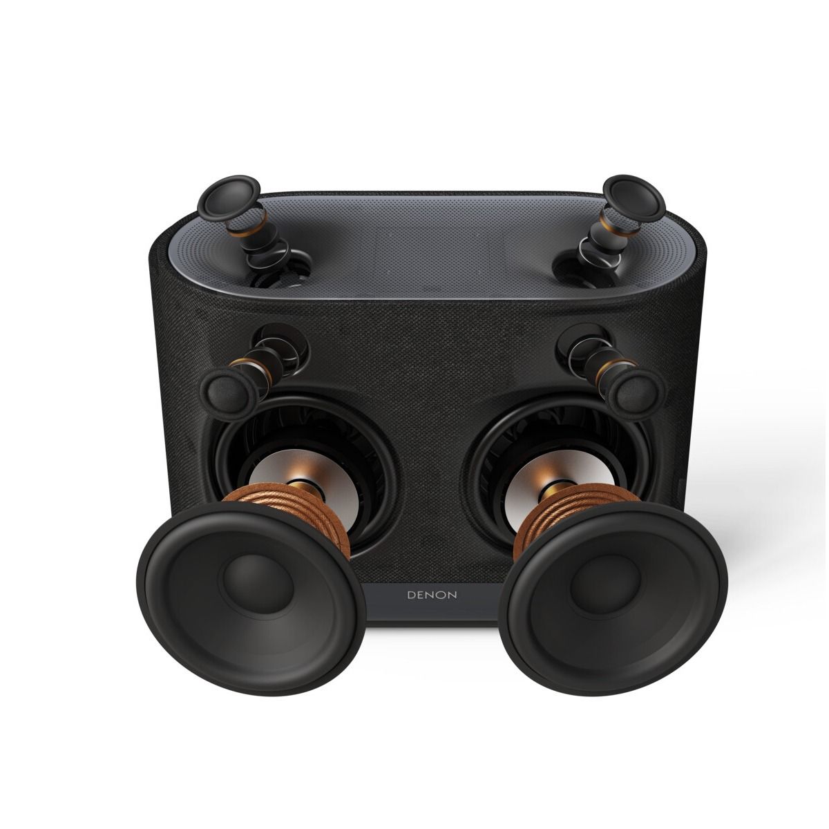 Denon HOME 400 - Smart Spkr 6 driver+sub w-Atmos Music, BLK