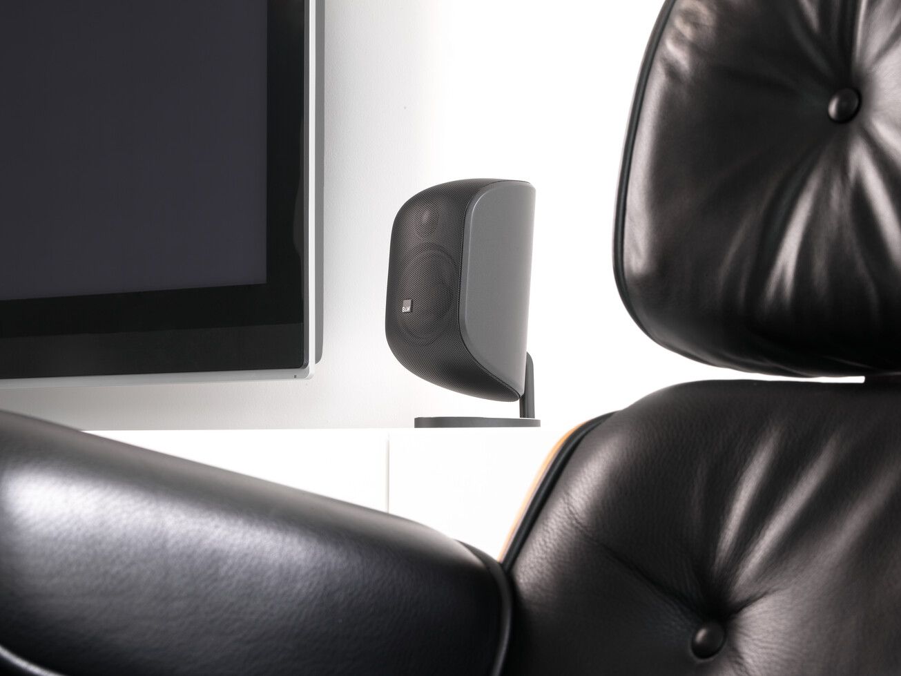 REFURB - 4in Satellite Speaker w-Swivel, Matte Black, ea