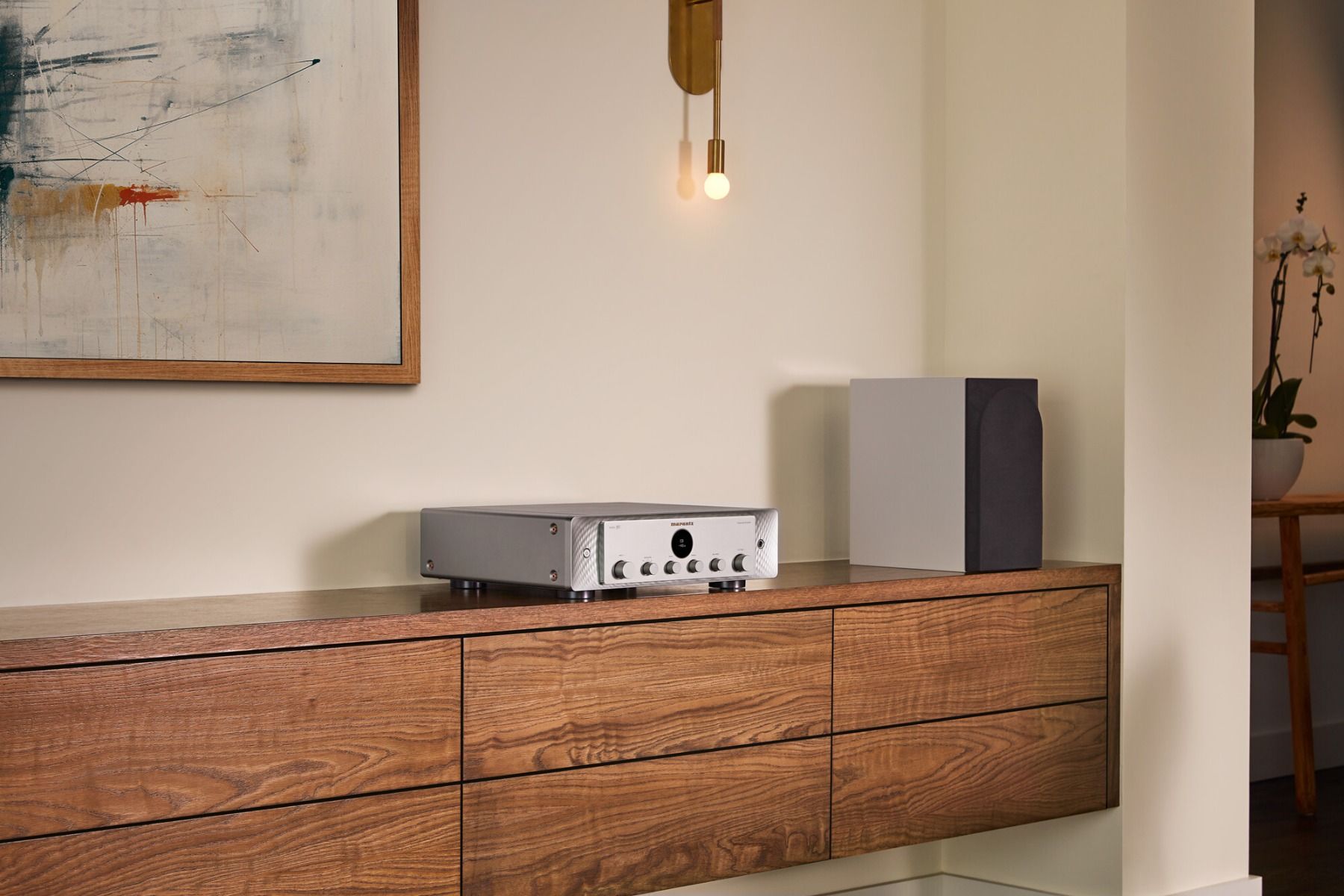 2x70w - Integrated Stereo Amp, Silver