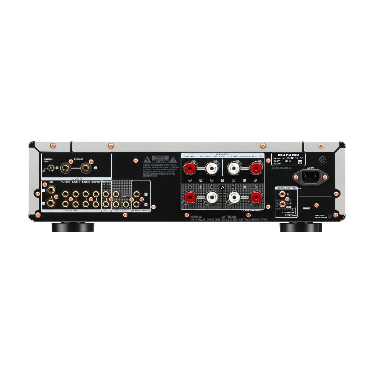 2x70w - Integrated Stereo Amp, Silver