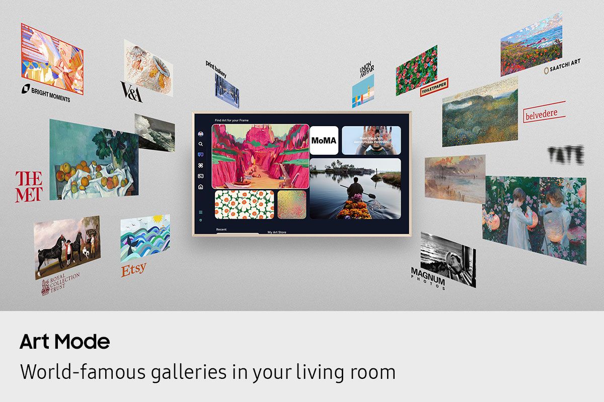 65in The Frame QLED 4K TV  with OneConnect Box - 2025
