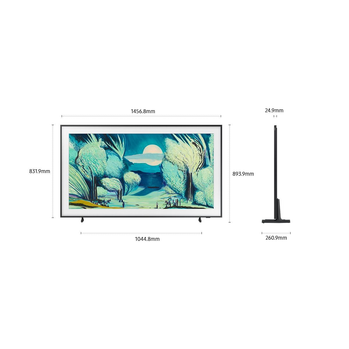 65in The Frame QLED 4K TV  with OneConnect Box - 2025