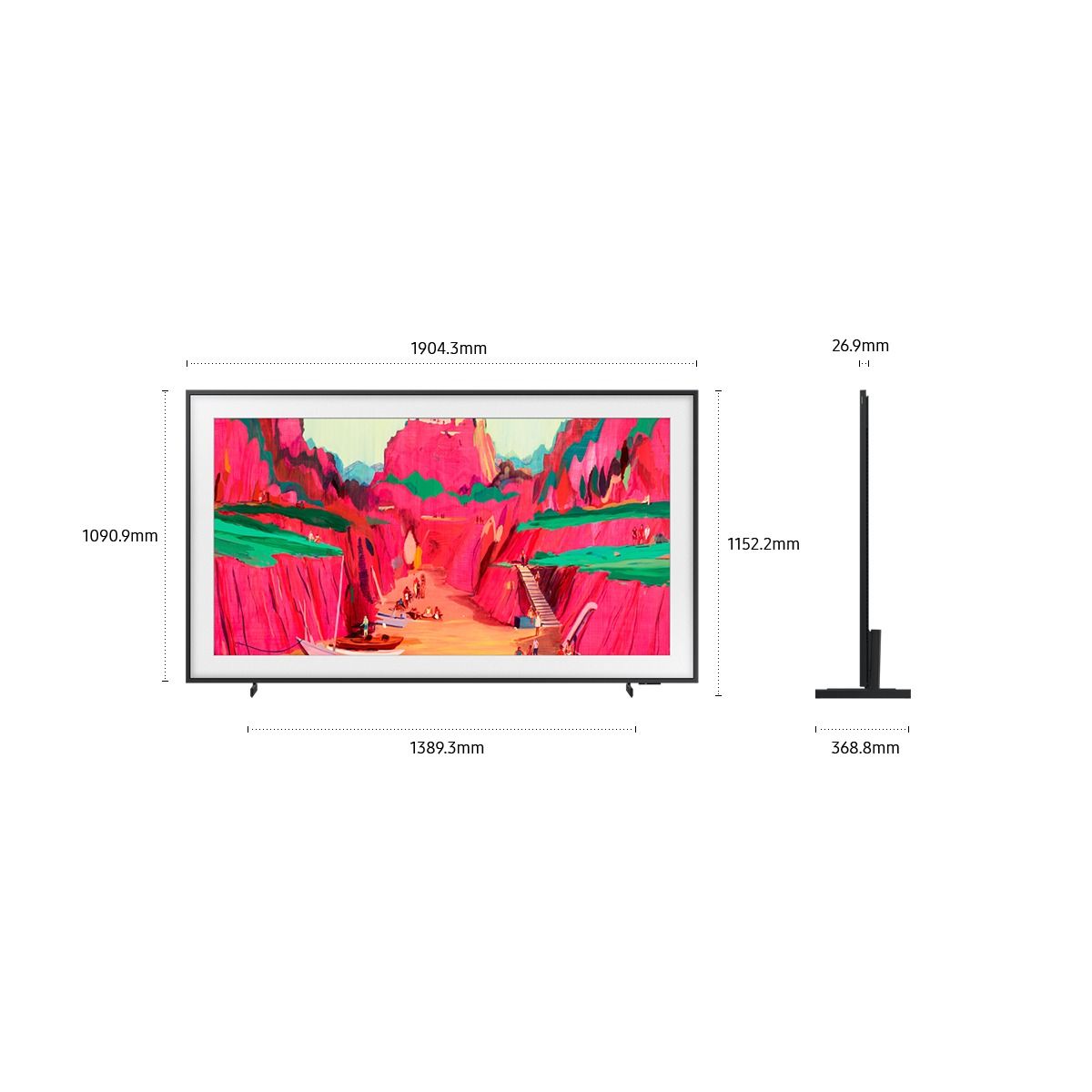 85in FramePro LS03FW 4K TV - with Wireless OneConnect - 2025