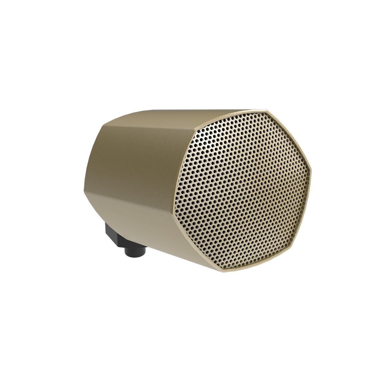Hexagonal Landscape Sat Speaker 5.25in, No Mount, Champagne
