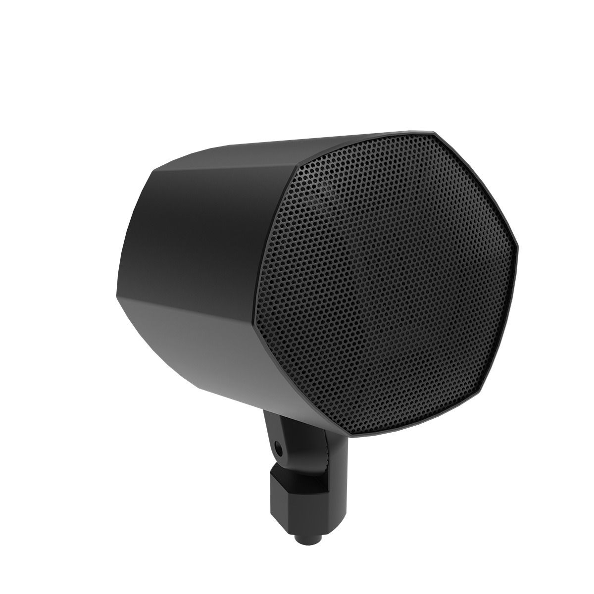 Hexagonal Landscape Sat Speaker 5.25in, No Mount, Black