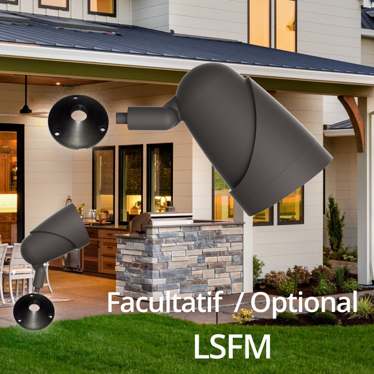 6in 100w Landscape Satellite Spkr w-Ribbon Driver  8ohm/70v