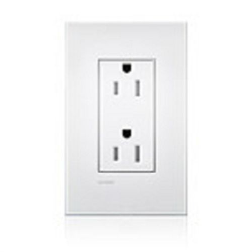 15A NEW ARCH - TAMPER RESISTANT RECEPTACLE  - SATIN CHROME