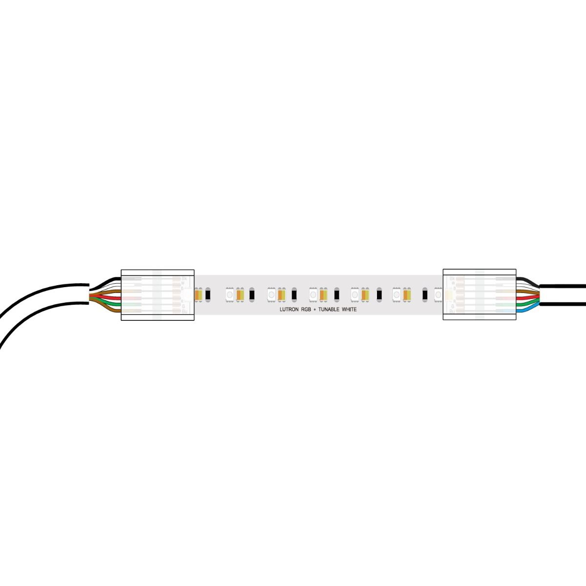 6-PIN TAPE CONNECTORS- LUMARIS RGB+ WHT LED TAPE LIGHT (10PK