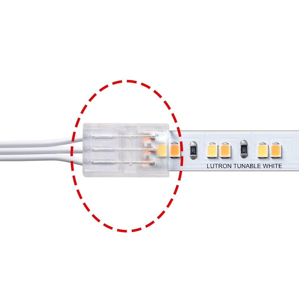 3-PIN TAPE CONNECTORS - LUMARIS WHITE TAPE LIGHT (10PK)