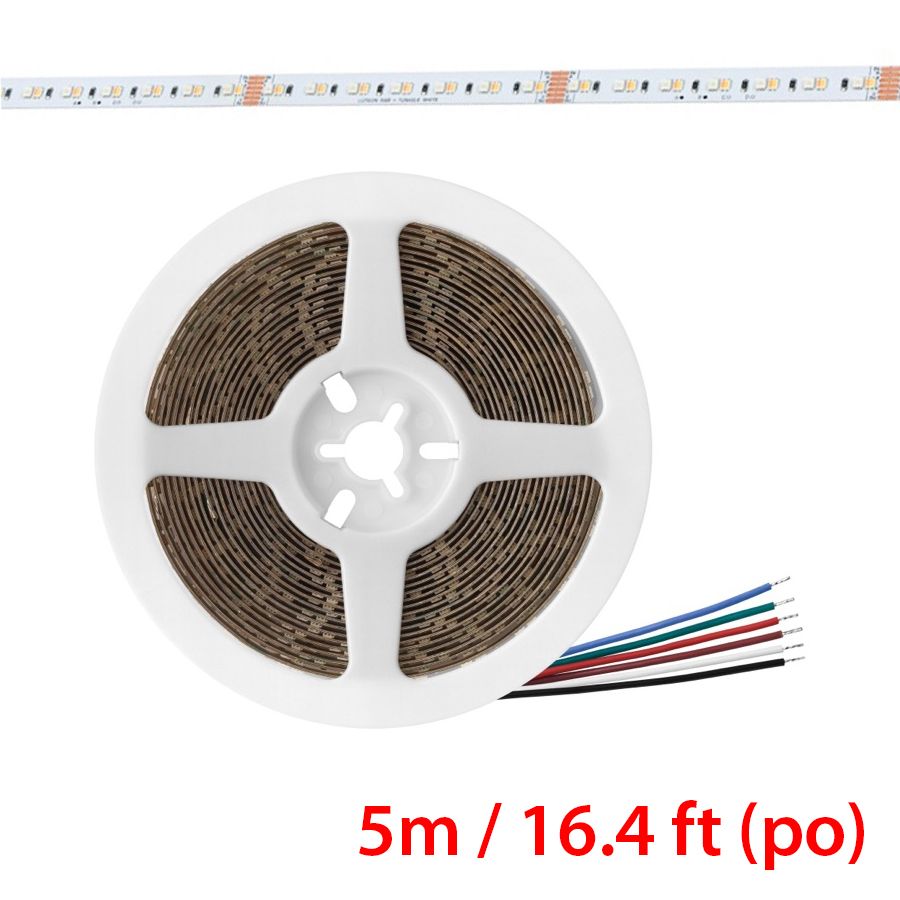 LUMARIS RGB+ TUNABLE WHITE 1.8-4K LED TAPE LIGHT, 16.4FT