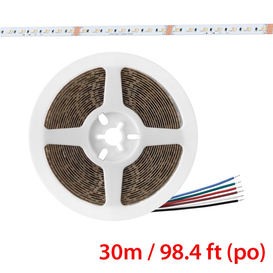 LUMARIS RGB+ TUNABLE WHITE 1.8-4K LED TAPE LIGHT, 98.4FT