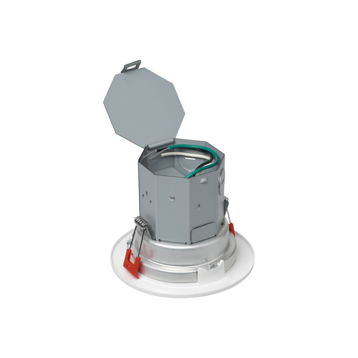 LUMARIS CANLESS DOWNLIGHT, TUNEABLE WHITE 4IN WITH BLACK TRI