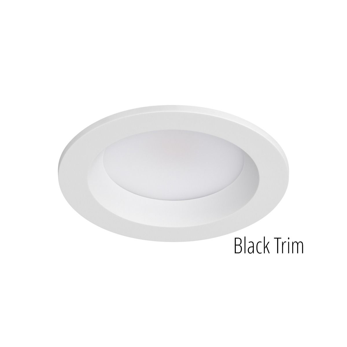 LUMARIS RETRO DOWNLIGHT, TUNEABLE WHITE 4IN WITH BLACK TRIM