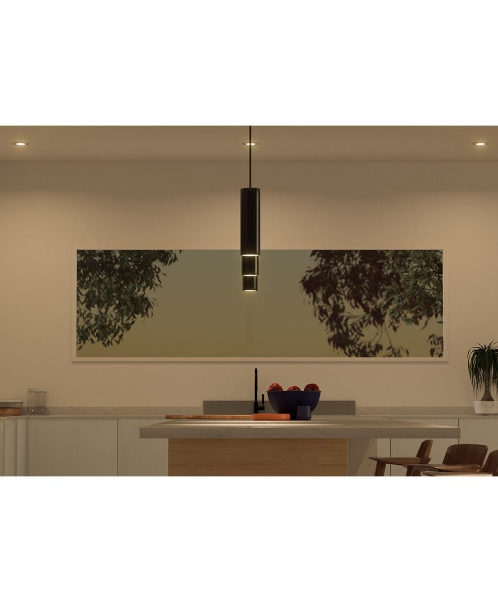 4in LUNA Regressed LED Fixture, OnCloud Built-In, White