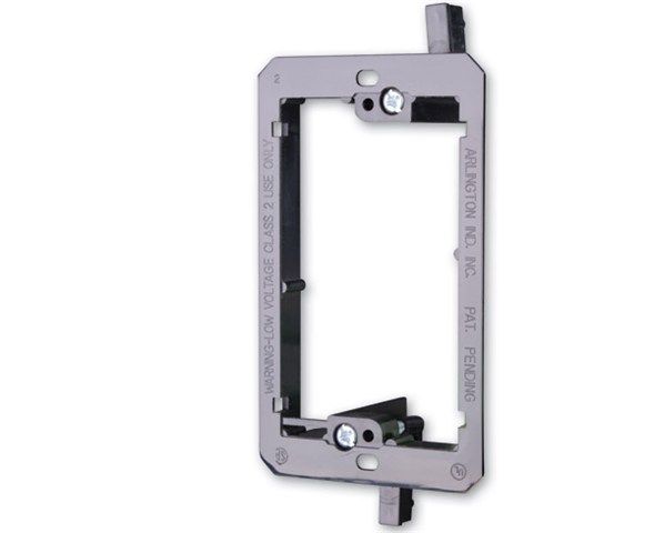PVC Low Voltage Mounting Brackets- Single