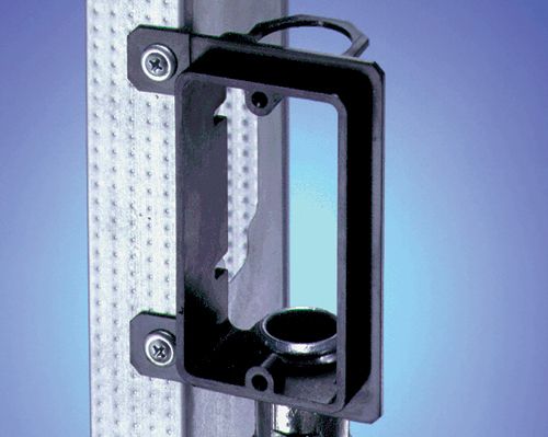 Low Voltage Mounting Brackets Single Gang - No fastener