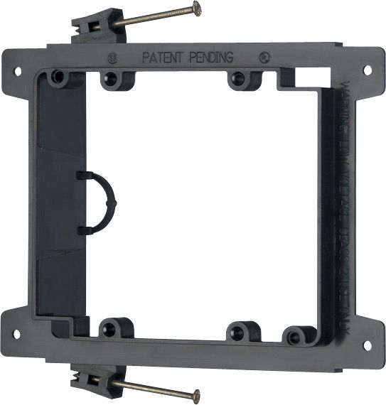 Nail-On Double Gang Low Voltage Mounting Brackets