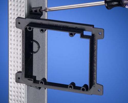 Screw-On Double Gang Low Voltage Mounting Brackets
