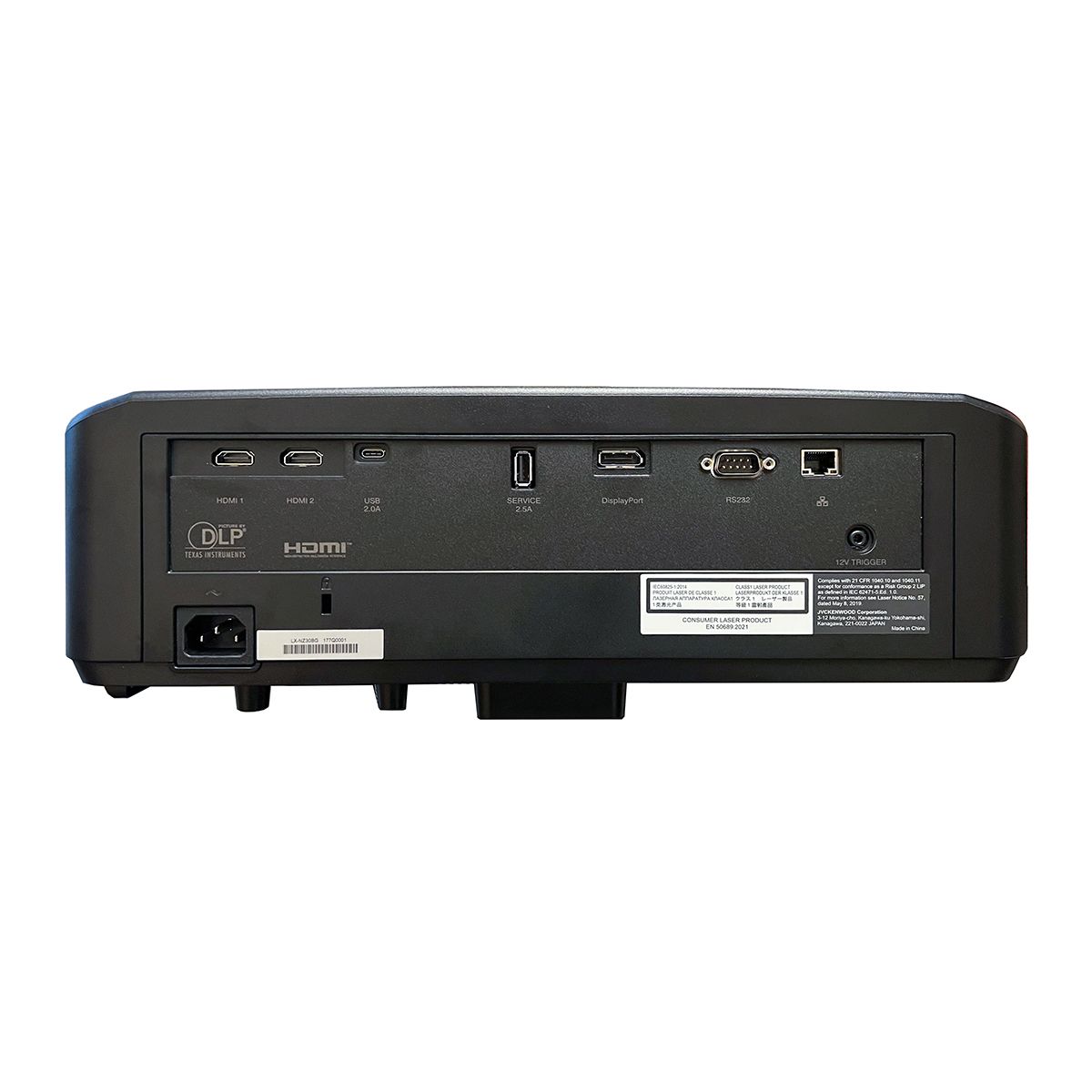 4K DLP Front Projector w- BLU-Escent Laser 3300LM - Black
