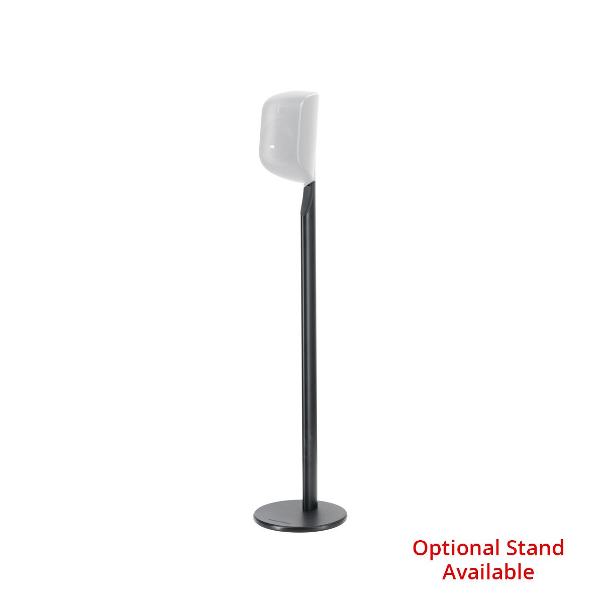 4in Vented Satellite Speaker w-Swivel, Matte Black, ea