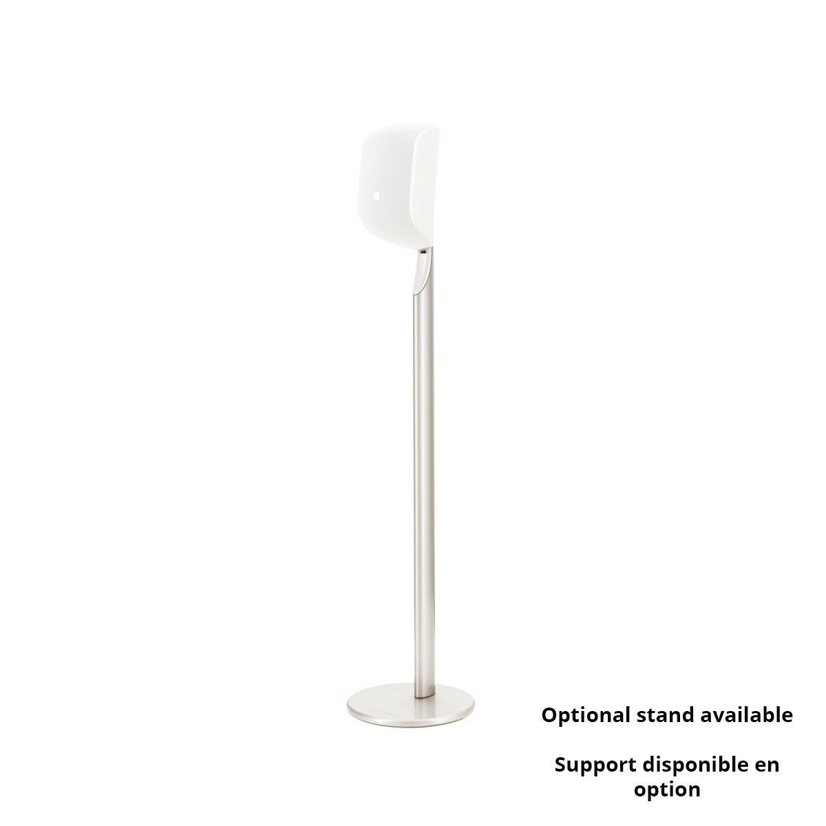 4in Vented Satellite Speaker w-Swivel, Matte White, ea